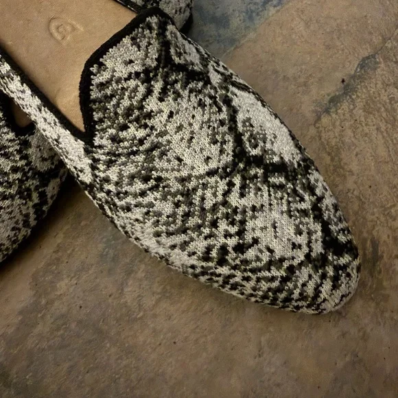 Rothy's Python Skakeskin Almond Loafers - Picture 3 of 5